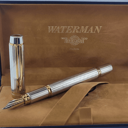 Preowned Waterman Vintage Le Man 100 Sterling Silver Medium Fountain Pen