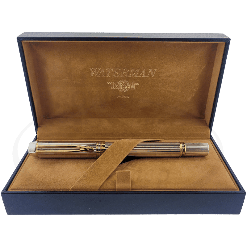 Preowned Waterman Vintage Le Man 100 Sterling Silver Medium Fountain Pen