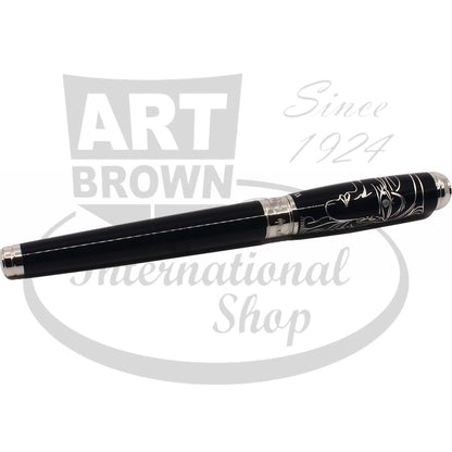 S.T. Dupont Limited Edition Line D Picasso Black Palladium Rollerball Pen, 412046